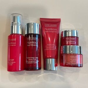 NEW Estée Lauder Nutritious Super-Pomegranate Face/Lotion Set